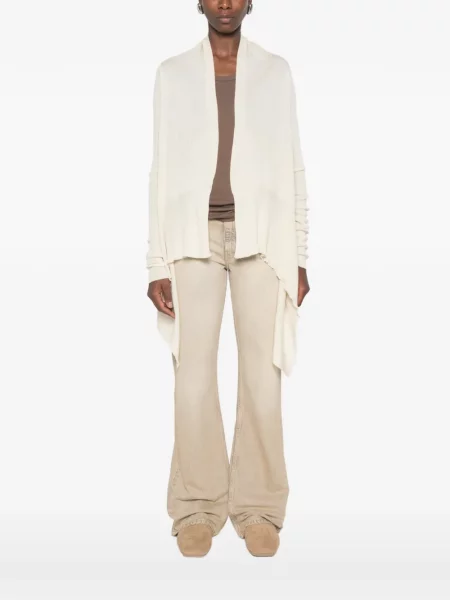 Cardigan Rick Owens asimetric drapat