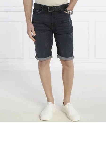 HUGO De blugi pantaloni scurți HUGO | Tapered fit