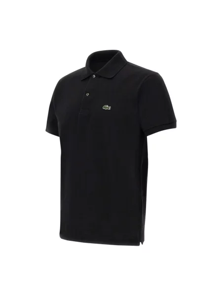 Koszulka polo Lacoste z krótkim rękawem czarna