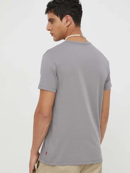 Levi's t-shirt gładki szary