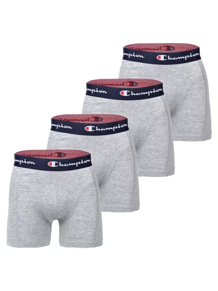Champion Boxerky námořnická modř / světle šedá / krvavě červená bílá