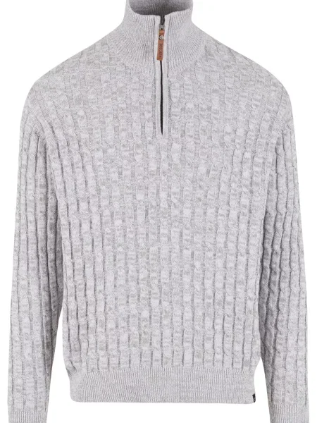 INDICODE JEANS Pulóver Rufus világosszürke