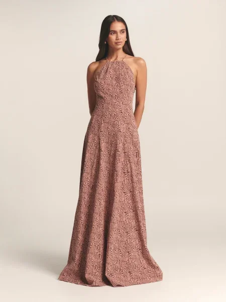 St MRLO Rochie roz negru