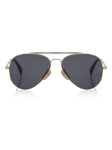 Okulary przeciwsłoneczne Eyewear By David Beckham klasyczne żółte