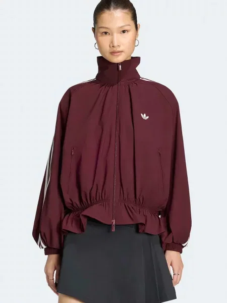 LUŹNA BLUZA DRESOWA OVERSIZE czerwona