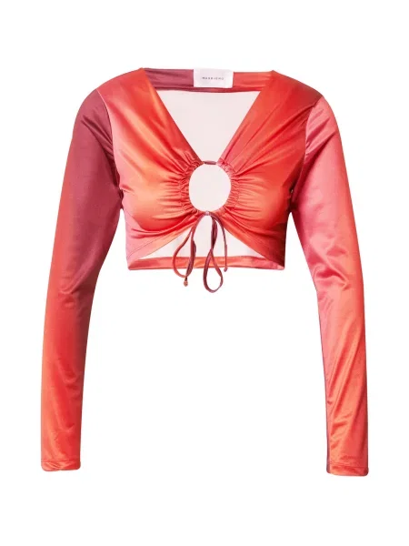 Hosbjerg Tričko Hosana Asta / tmavoružová oranžová