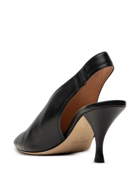Pantofi cu toc Chuckies slingback negru