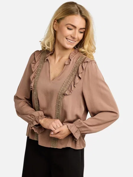 Liberte Essentiel Tricou LAURA ciocolatiu
