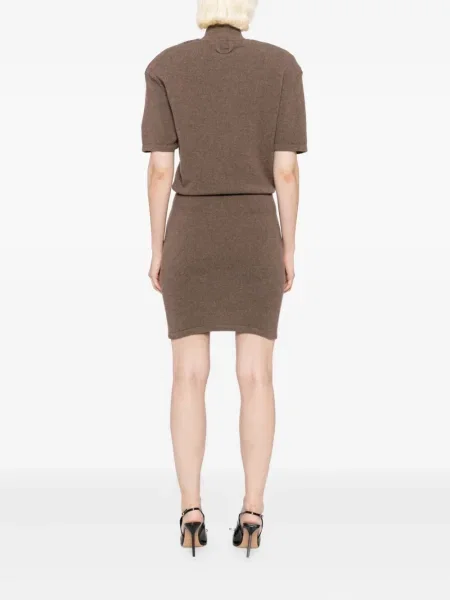 Rochie Jacquemus de costum maro