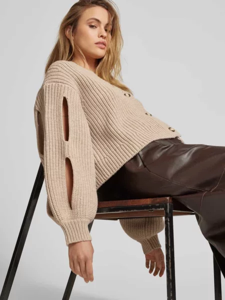 Kardigan o kroju oversized z domieszką kaszmiru Nanushka