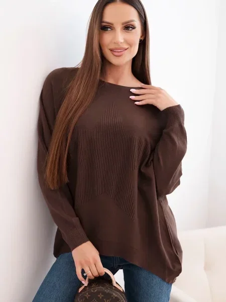 Pulover Kesi Włoski maro