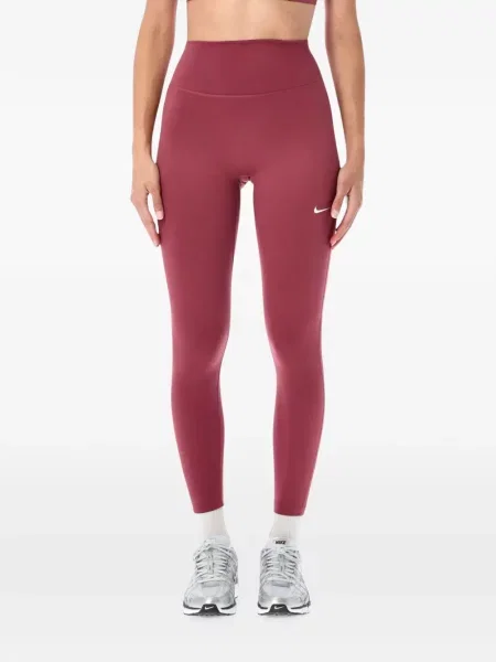 Leggings Nike cu volane tricotate cu talie înaltă roz
