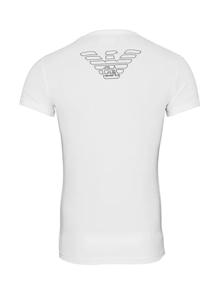 Emporio Armani Tričko čierna biela