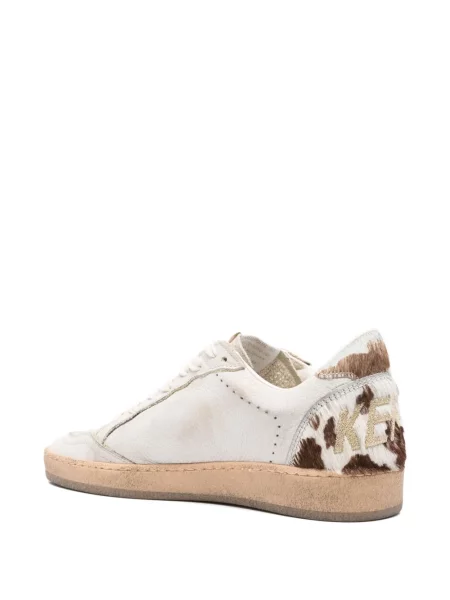 Sneakerși Golden Goose cu platformă alb