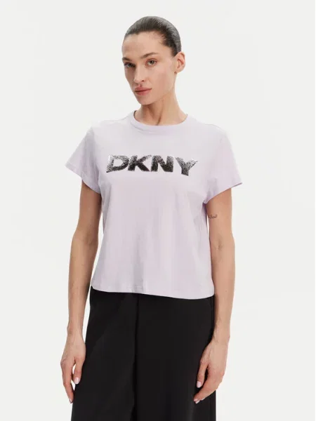 DKNY Sport T-Shirt Regular Fit μωβ