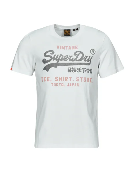 Retro póló Superdry fehér