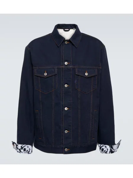 Džínová bunda Burberry modrá
