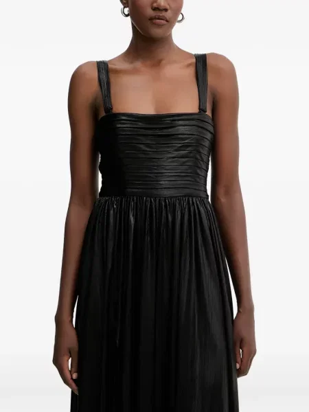 Maksi sukienka maxi Retrofete garniturowa czarna