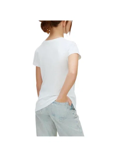 Gyerek denim ruha Calvin Klein Jeans fehér