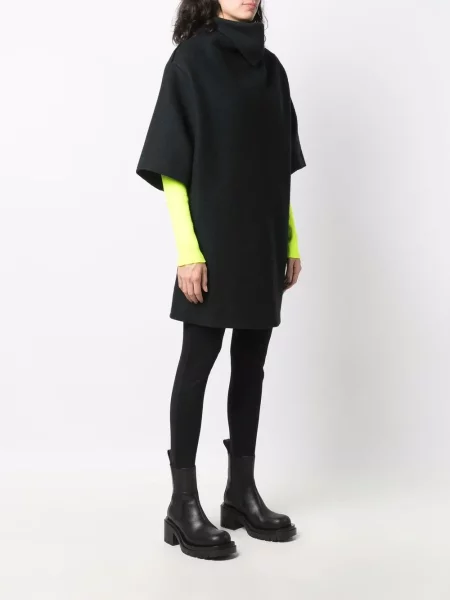 Плетена костюм рокля Raf Simons бродирана черно
