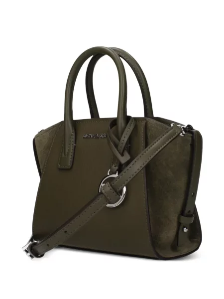 Szarvasbőr shopper táska Michael Kors zöld