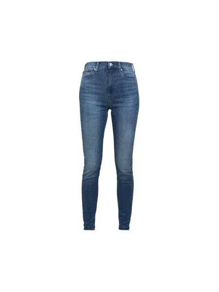Pantaloni Tommy Hilfiger albastru