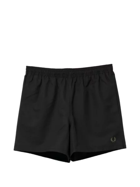 Kratke hlače Fred Perry s vezom crna