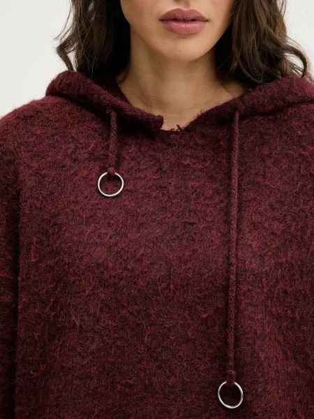 Светр The Ragged Priest теплий бордовий