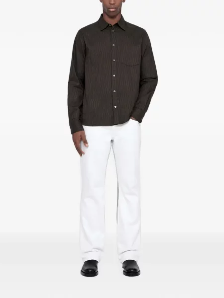 Košeľa Allsaints hnedá