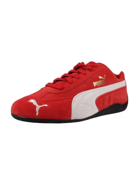 Sneakersy Puma skórzane czerwone
