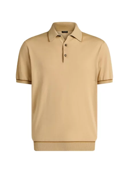 Tricou polo Kiton tricotate