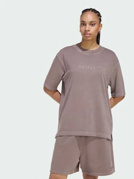 Футболка adidas Adidas Essentials комбінований верх коричневий