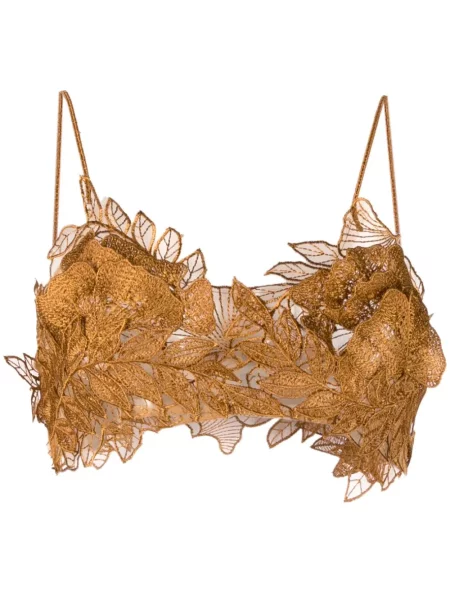 Top Alberta Ferretti fără mâneci asimetric