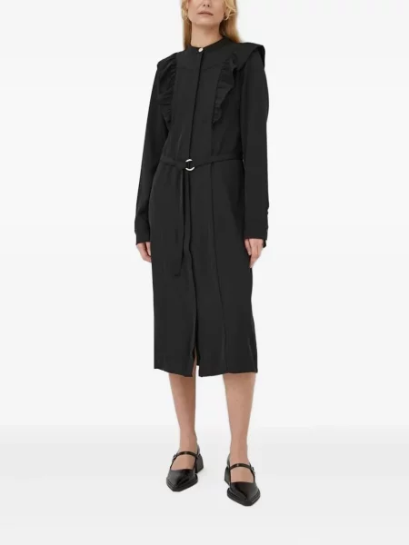 Rochie midi Bruuns Bazaar până la genunchi de costum negru