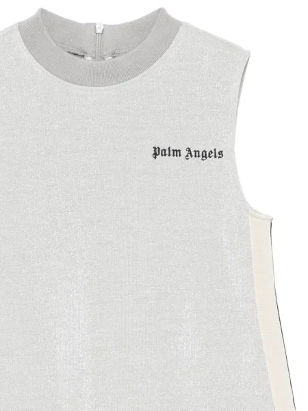 Sukienka dziecięca Palm Angels szara