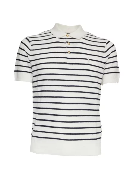 Tricou polo Polo Ralph Lauren cu dungi alb
