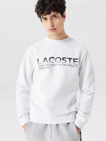 Толстовка Lacoste біла