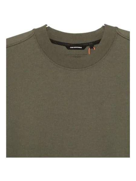 Hanorac crewneck Superdry cu decolteu rotund verde