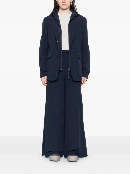 Sznurek ściągający spodnie palazzo Alpha Tauri niebieski