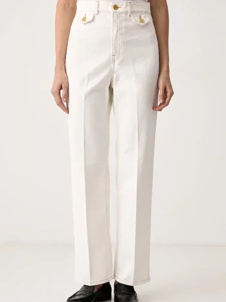 Twinset blugi straight pentru femei bej