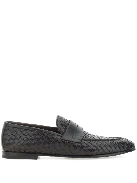 Pantofi loafer Neil Barrett din piele maro