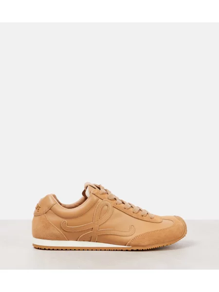 Sneakerși Loewe din piele maro