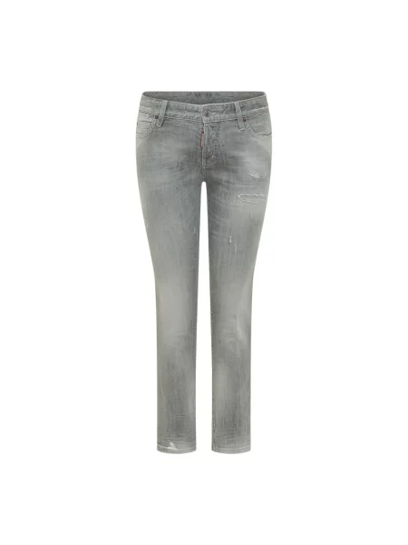 Skinny jeansy skinny Dsquared2 szare