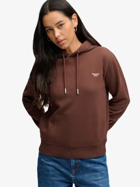 Superdry & Co Mikina hnedá