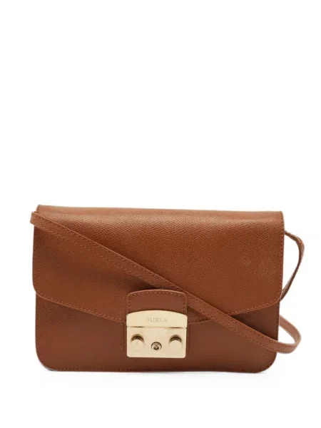 Body Furla din piele maro
