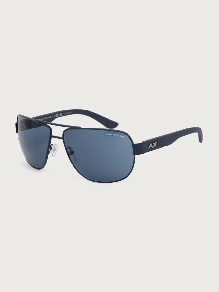 Armani Exchange okulary przeciwsłoneczne niebieskie