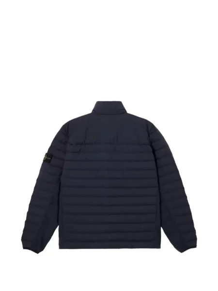 Matlasat geacă Stone Island cu strasuri albastru