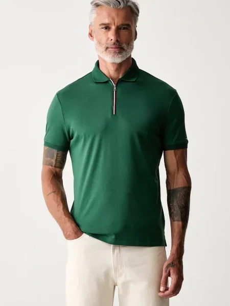 Tricou polo Tommy Hilfiger verde