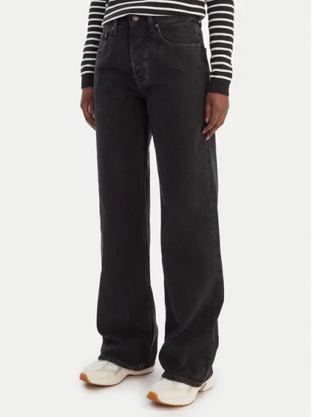 Jeansy Tommy Jeans černé
