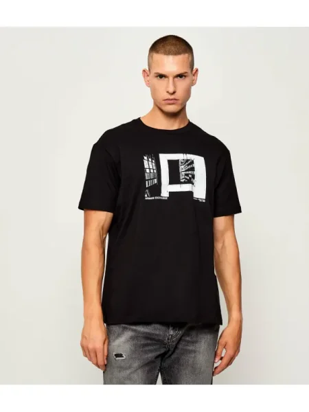 Armani Exchange Tricou negru